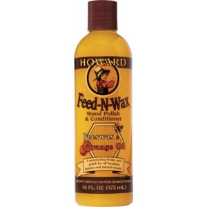 Howard (FW0016) Feed-N-Wax Orange Scent Wood Protector 16 oz Gel
 (1 PACK)