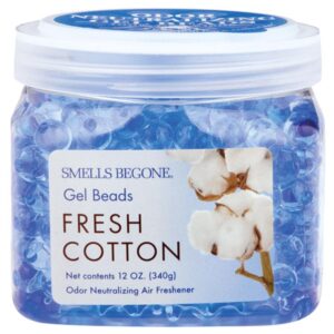 Smells (52012) Begone Fresh Cotton Scent Odor Neutralizer 12 oz Gel Beads
(6 PACK)